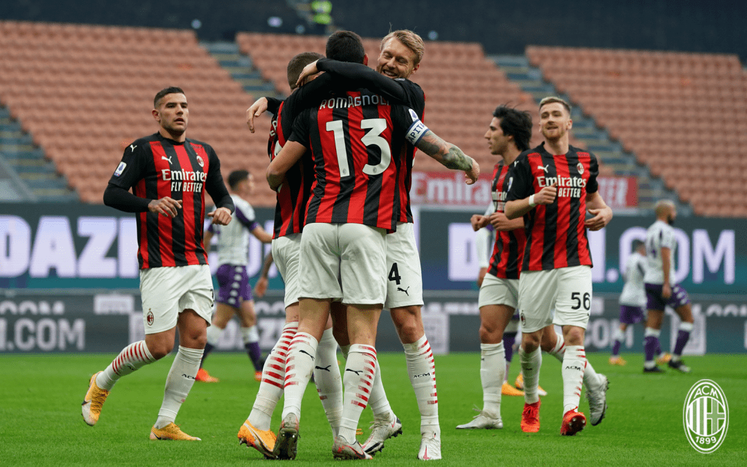 AC米兰主场取胜，继续领跑意大利顶级足球联赛
